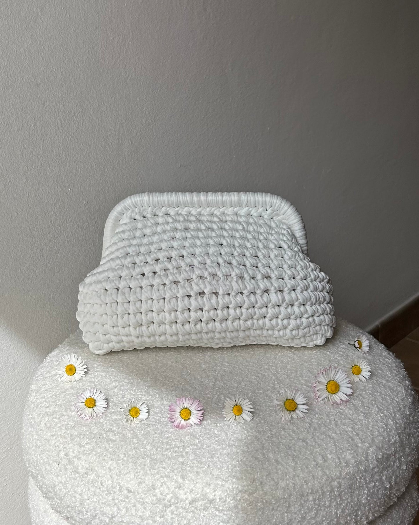 Borsa Clutch White