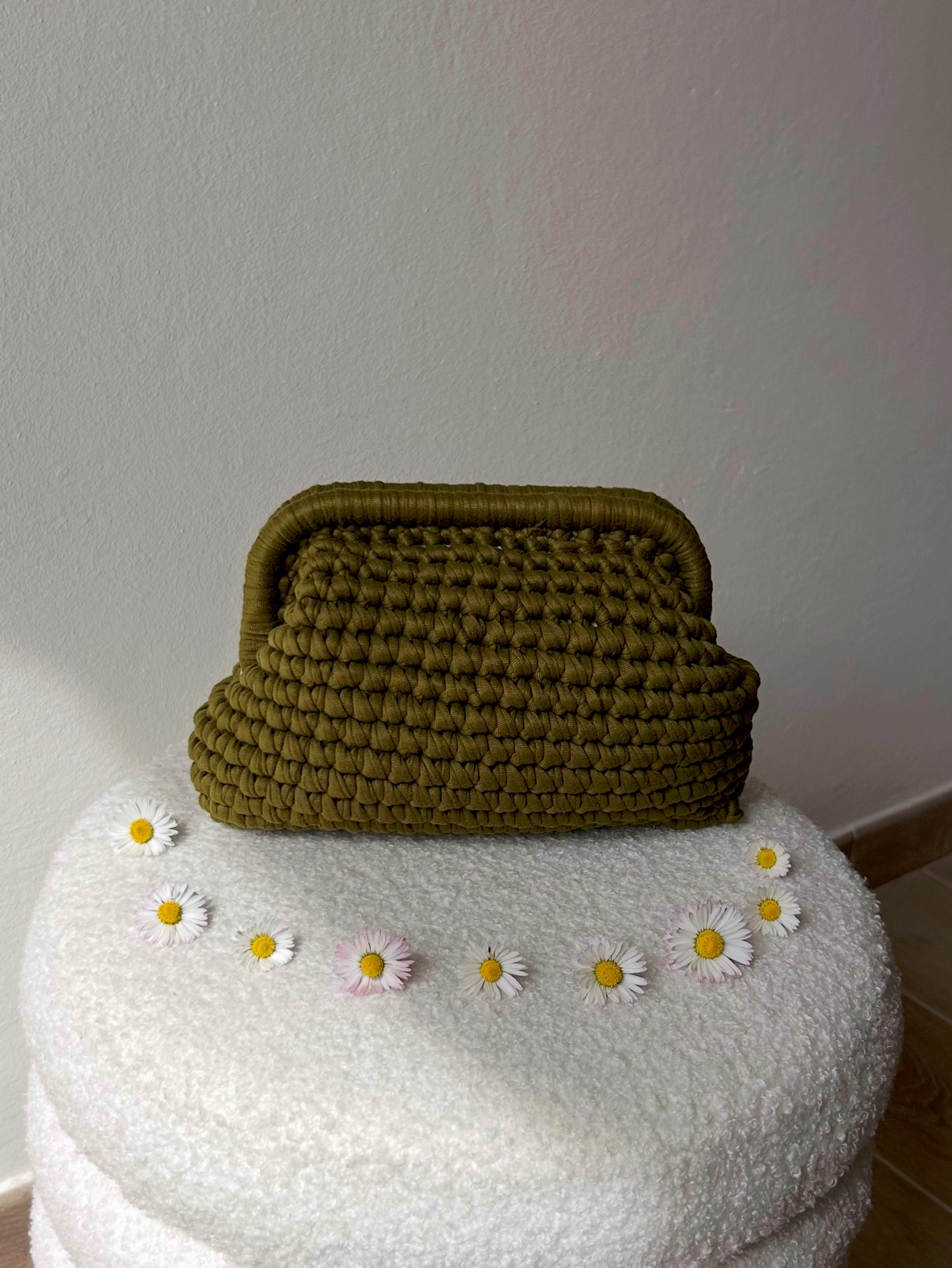 Borsa Clutch Olive