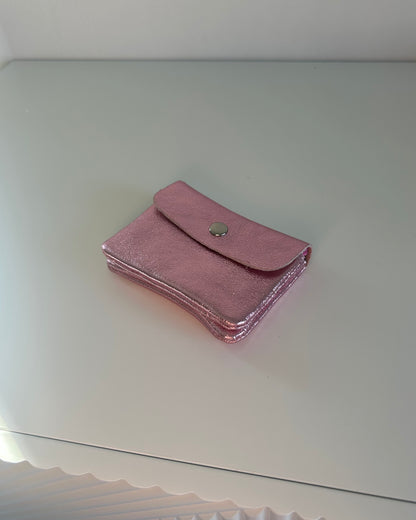 Portamonete Shine Vera Pelle