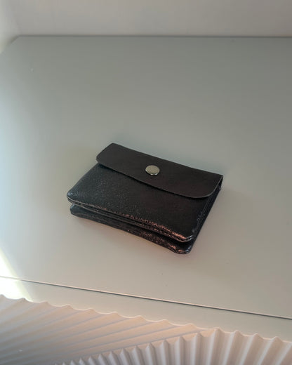 Portamonete Shine Vera Pelle