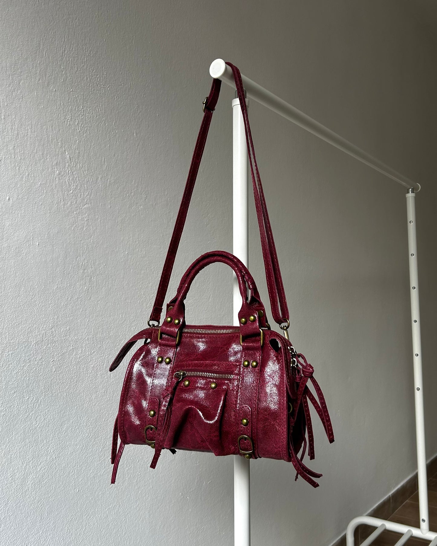 Sofy Mini Bordeaux - Vera Pelle