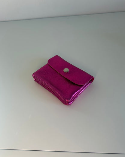 Portamonete Shine Vera Pelle