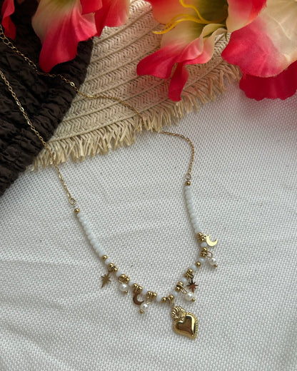 Collana Bloom White