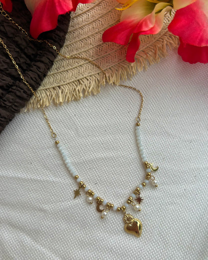 Collana Bloom White