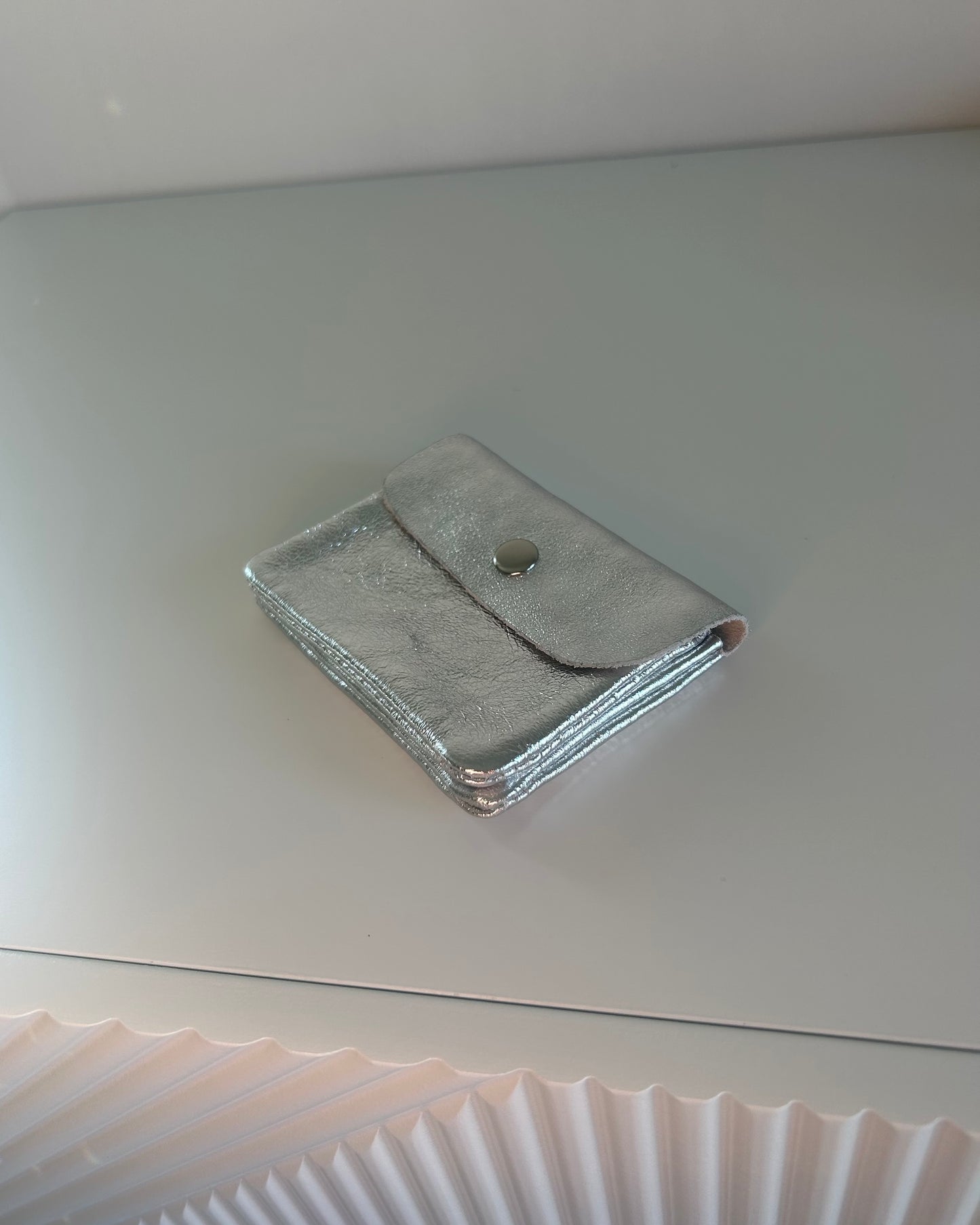 Portamonete Shine Vera Pelle