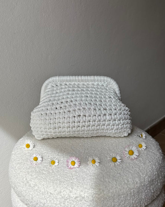 Borsa Clutch White