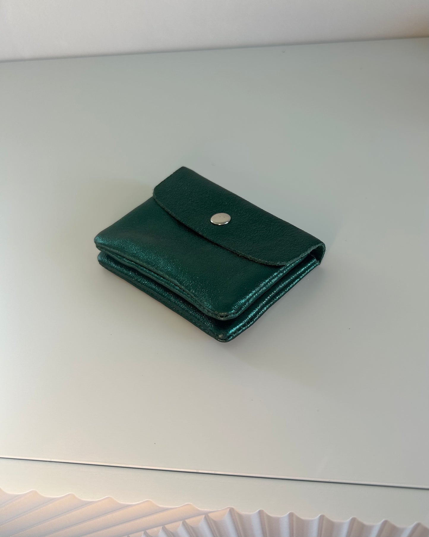 Portamonete Shine Vera Pelle