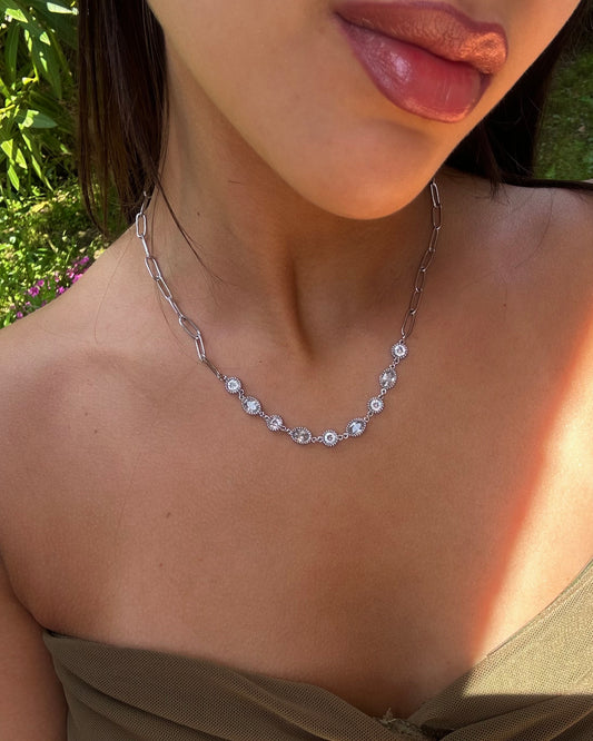 Collana Moon Argento
