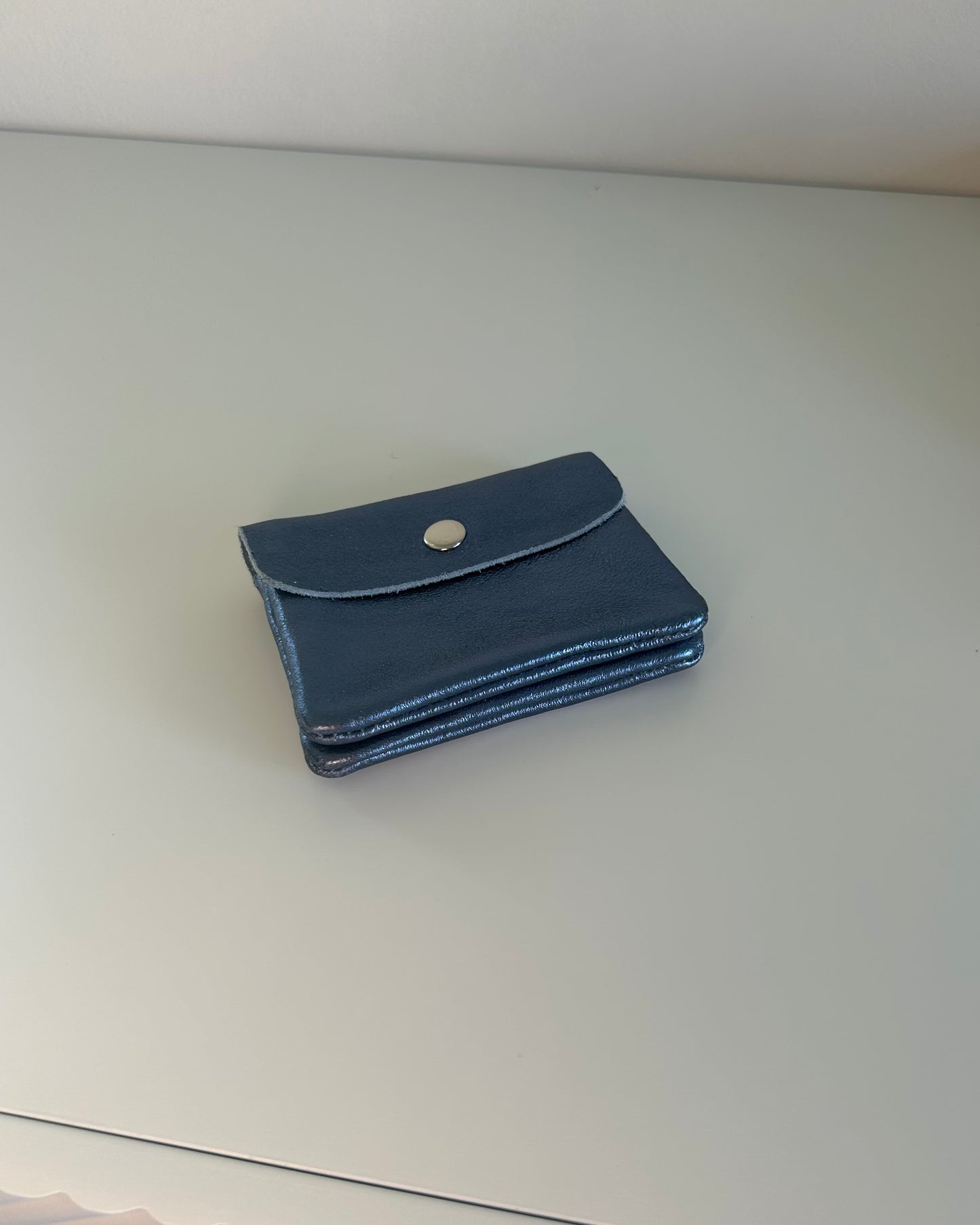 Portamonete Shine Vera Pelle