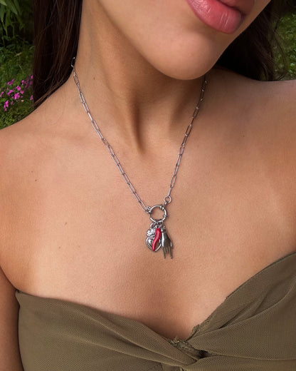 Collana Portafortuna Argento