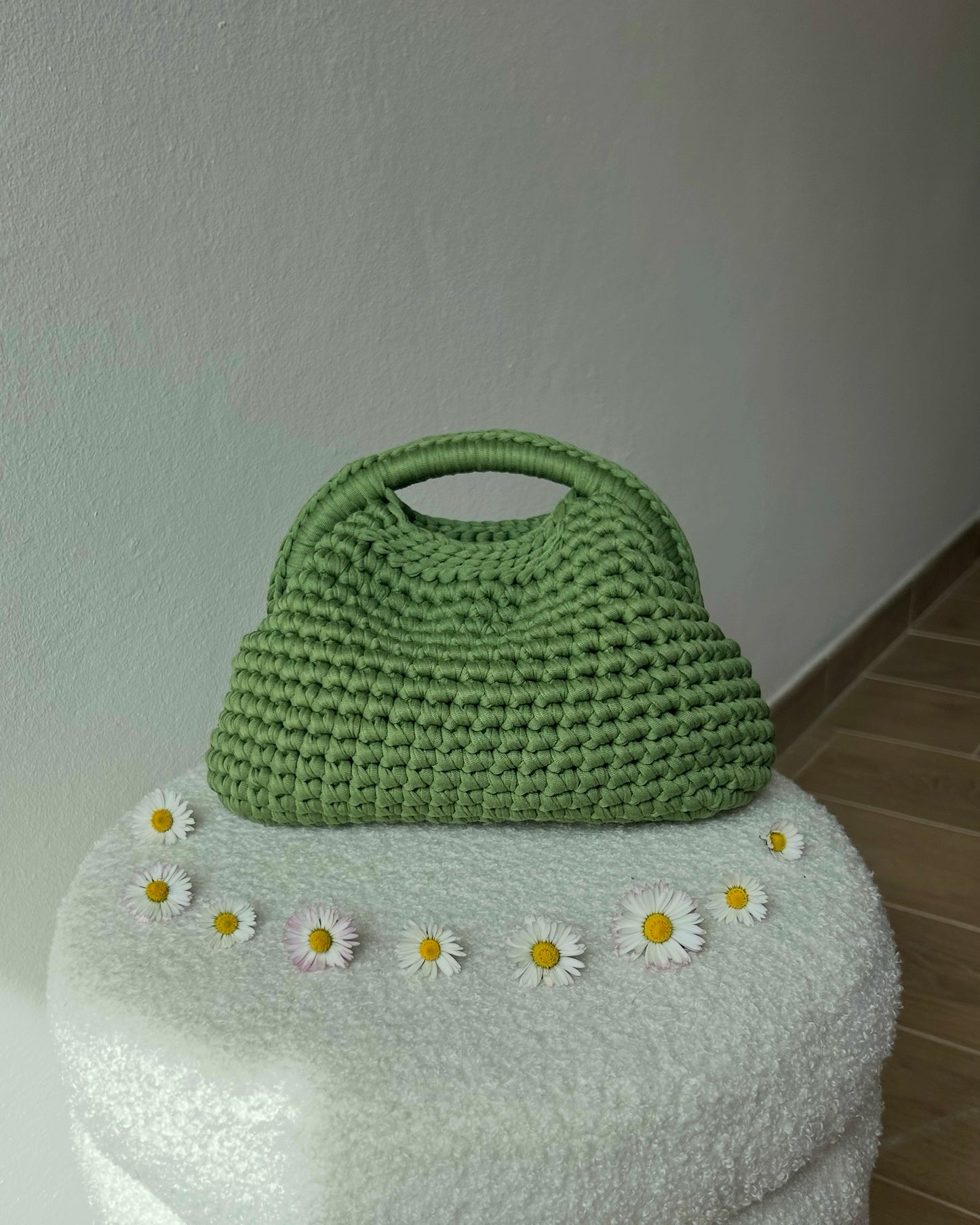 Borsa Clutch Green - Handle