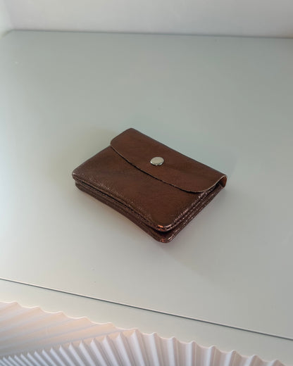 Portamonete Shine Vera Pelle