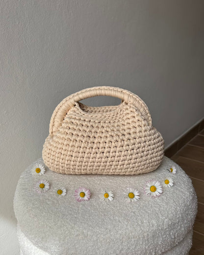 Borsa Clutch Beige - Handle
