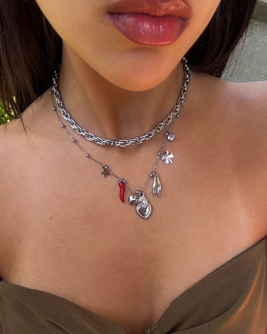 Collana Intreccio Argento