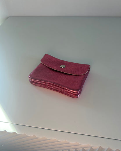 Portamonete Shine Vera Pelle