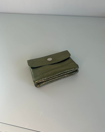 Portamonete Shine Vera Pelle